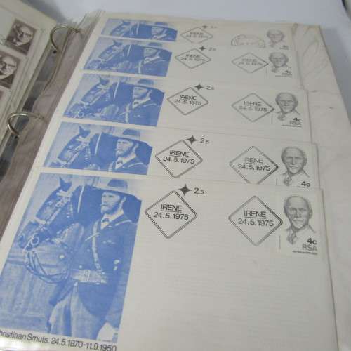 Album with 116 First Day Cover and other items - many duplicates
