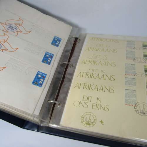 Album with 116 First Day Cover and other items - many duplicates