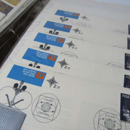 Album with 116 First Day Cover and other items - many duplicates