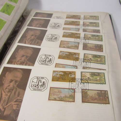 Album with 116 First Day Cover and other items - many duplicates