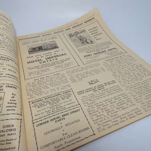 Masonic Journal of South Africa - 2 Magazines - October 1945 - December 1945