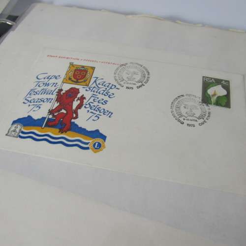 Album with more than 80 First Day Covers and other items - a few variations and many duplicates