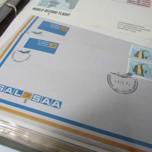 Album with more than 80 First Day Covers and other items - a few variations and many duplicates
