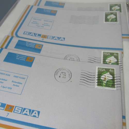 Album with more than 80 First Day Covers and other items - a few variations and many duplicates