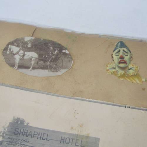 Boer War period photo of Shrapnel Hotel in Kimberley - a shelter against 100 pound shells