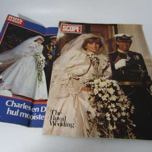 Wedding of Charles and Diana collection of First Day Covers, mint stamps and booklets