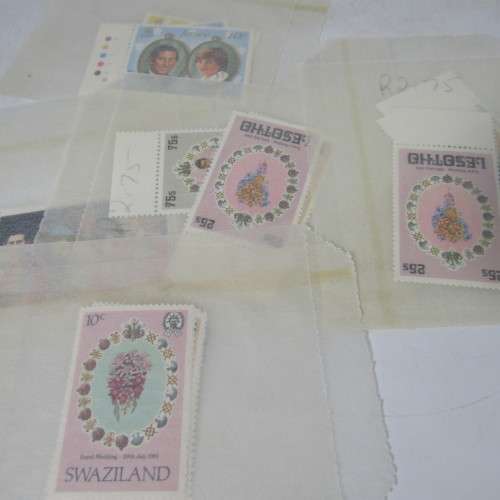 Wedding of Charles and Diana collection of First Day Covers, mint stamps and booklets
