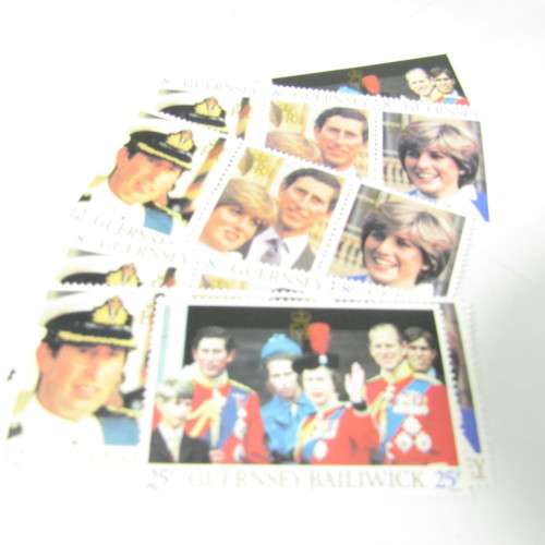 Wedding of Charles and Diana collection of First Day Covers, mint stamps and booklets