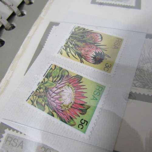 South Africa pre printed slide-in stamp album 1961 to 1978 - excellent condition