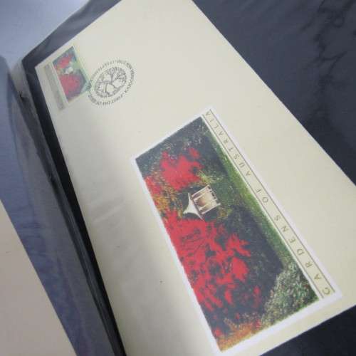 Ledger with 120 old Australia First Day Covers