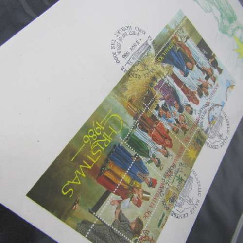Ledger with 120 old Australia First Day Covers
