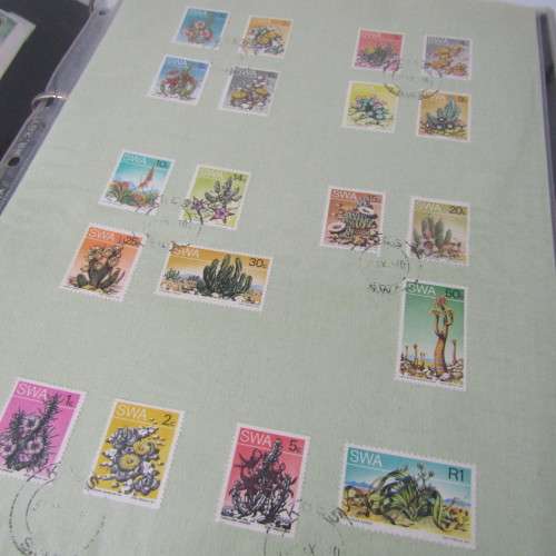 Loose Leaf stamp album with South West Africa first day covers