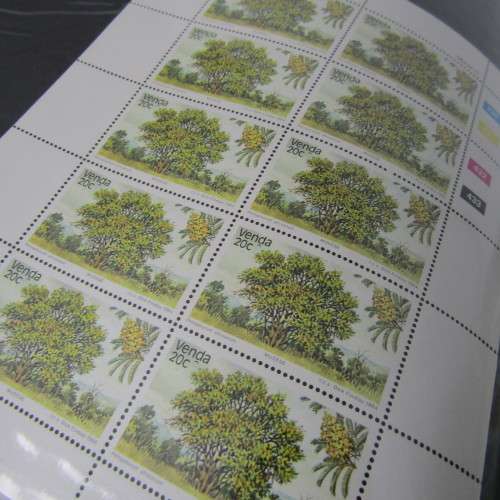 Stamp file with 73 Venda Fall sheets of stamps - an excellent lot