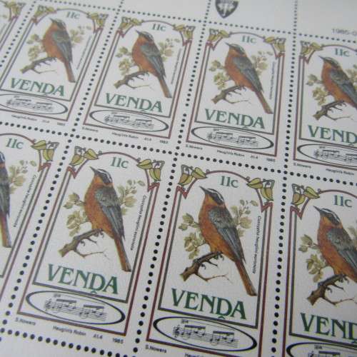 Stamp file with 73 Venda Fall sheets of stamps - an excellent lot