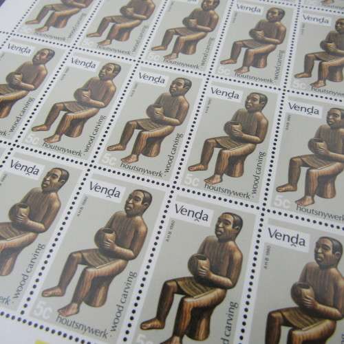 Stamp file with 73 Venda Fall sheets of stamps - an excellent lot