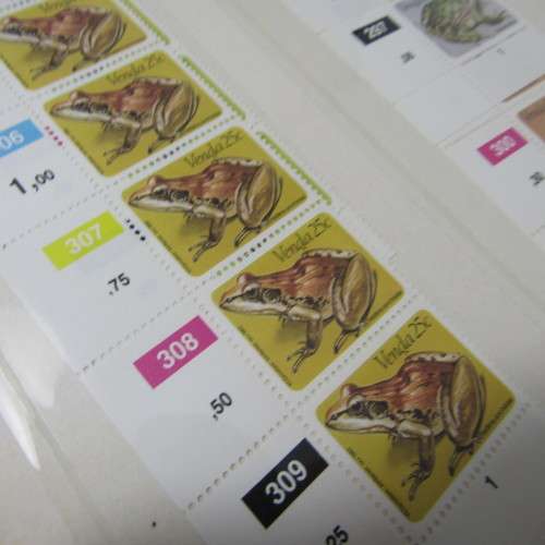 32 Page stamp album in very good condition Venda and Ciskei mint collections and some control blocks