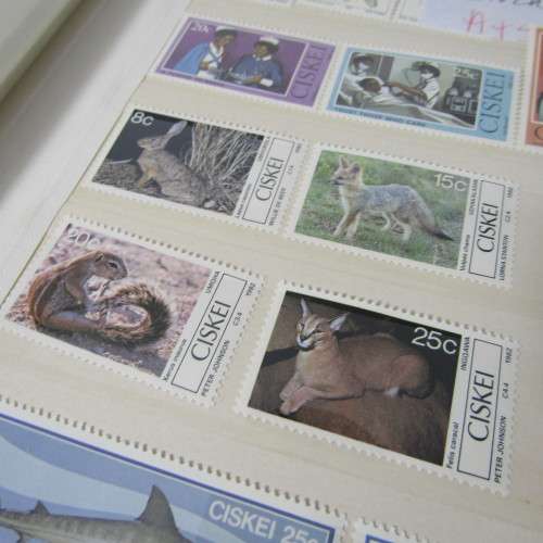 32 Page stamp album in very good condition Venda and Ciskei mint collections and some control blocks
