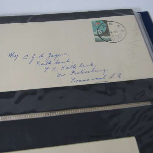 First Day Cover album with a lot of early South Africa and South West Africa covers