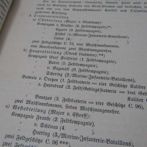 Die Kampfe der Deutschen Truppen in South West Africa - this book starts at page 60