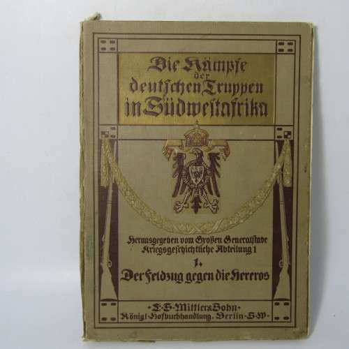 Die Kampfe der Deutschen Truppen in South West Africa - this book starts at page 60