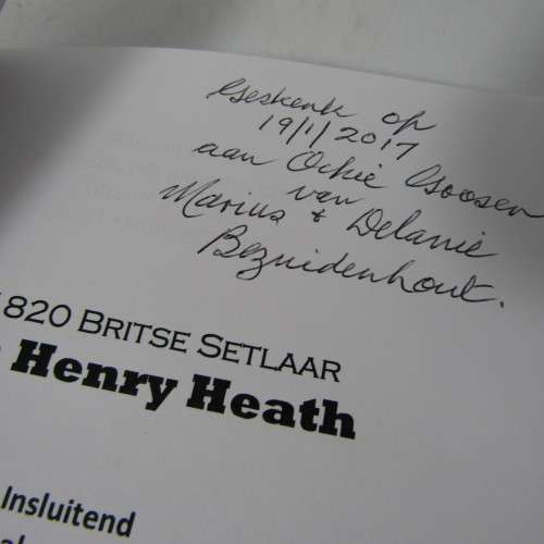 Die 1820 Britse Setlaar John Henry Heath - deur Marius Bezuidenhout