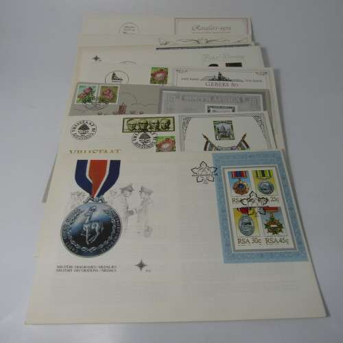 Lot of 10 South African large size First Day Covers