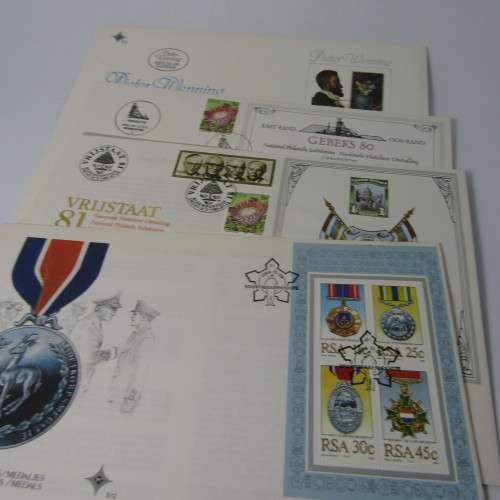 Lot of 10 South African large size First Day Covers