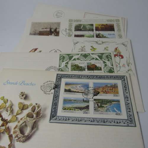 Lot of 10 South African large size First Day Covers