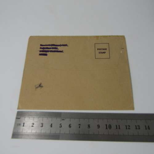 Postal cover posted from Takoradi, Ghana to Manchester, England with 2 gold Gold Coast stamps - genu