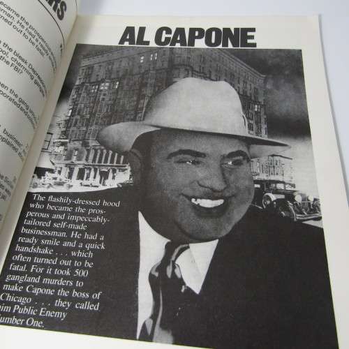 The Gangsters - 1975 issue - Bonnie and Clyde, Capone, Dillinger etc.