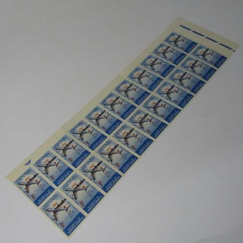 SACC 219  - 1 December 1961 50the Anniversary of 1st SA Flight 3c stamp - Lot of 22 mint with errors
