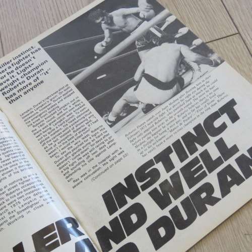 Lot of 28 Boxing International magazines dated between 1975 and 1977