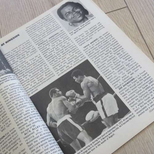 Lot of 28 Boxing International magazines dated between 1975 and 1977