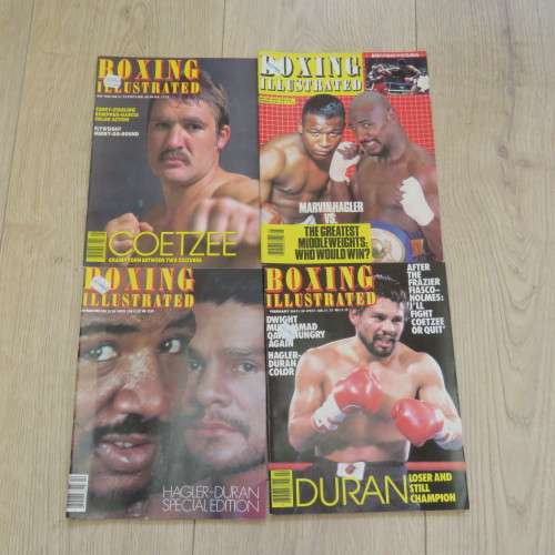 Lot of 24 Boxing Illustrated magazines dated between November 1965 and September 1984