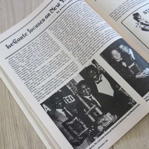 Lot of 24 Boxing Illustrated magazines dated between November 1965 and September 1984