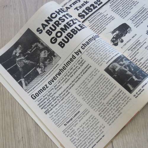 Lot of 24 Boxing Illustrated magazines dated between November 1965 and September 1984