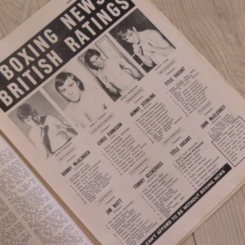 Boxing News Weekly magazine dated between 13 August 1971 and 25 February 1983
