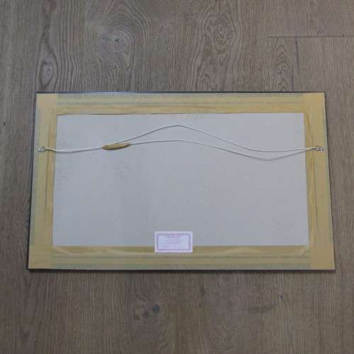 Watercolor painting by H Anderson - frame - 72 x 43.5cm and Painting - 53 x 24cm