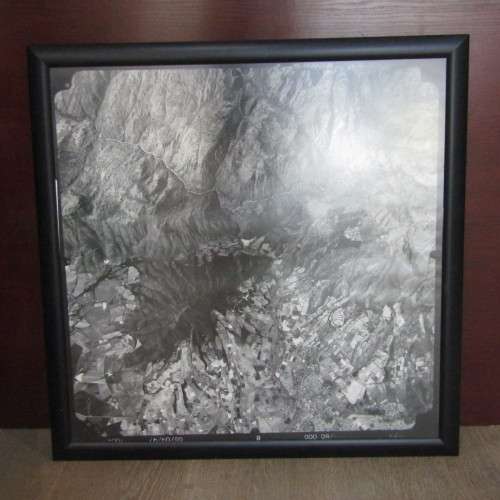 Vintage Landsat photo of Wellington and Bainskloof - Wild 15/4 UAG-S - Scale 1/60000 - 78 x 78cm