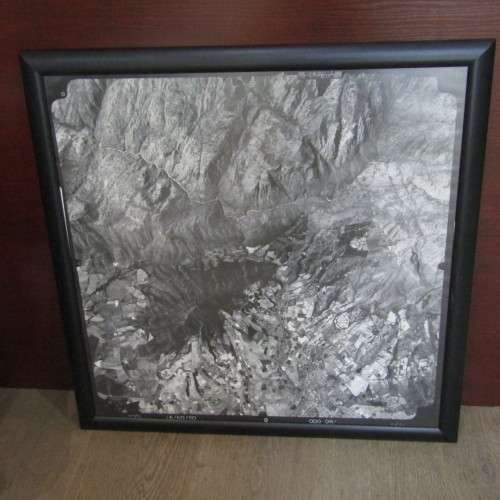 Vintage Landsat photo of Wellington and Bainskloof - Wild 15/4 UAG-S - Scale 1/60000 - 78 x 78cm