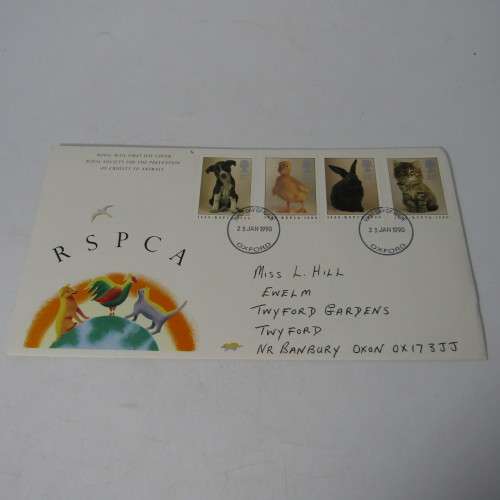 Great Britain Lot of 5 x animal First Day Covers