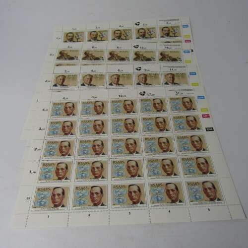 SACC 753-756 full sheets min South African Scientists - 4 full sheets