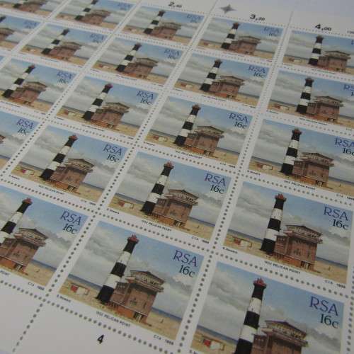 SACC 663-666 - Lighthouses - 4 full sheets mint