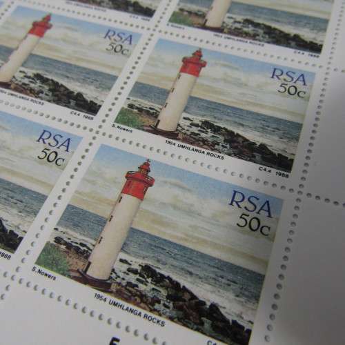 SACC 663-666 - Lighthouses - 4 full sheets mint