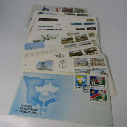 Lot of 25 Namibia First Day Covers