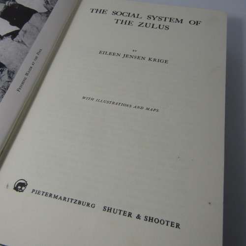 The Social System of the Zulus by Eileen Jensen Krige - 1965 edition