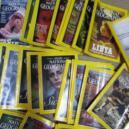 National Geographic - Batch of books from 1972 to 2001 - (COLECTION ONLY)
