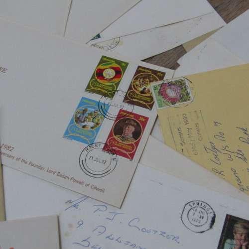 A Kilo of Stamps on envelopes First Day Covers and postal history - some duplicates