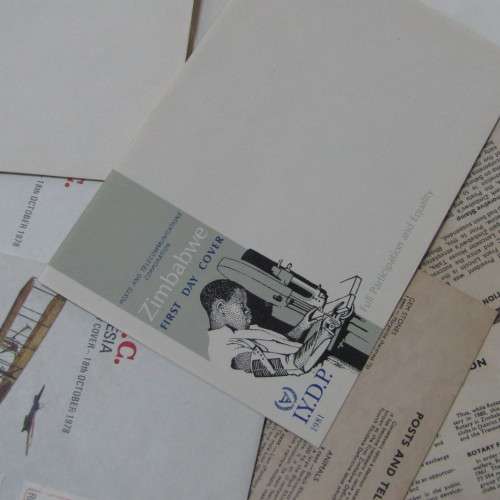 A Kilo of Stamps on envelopes First Day Covers and postal history - some duplicates