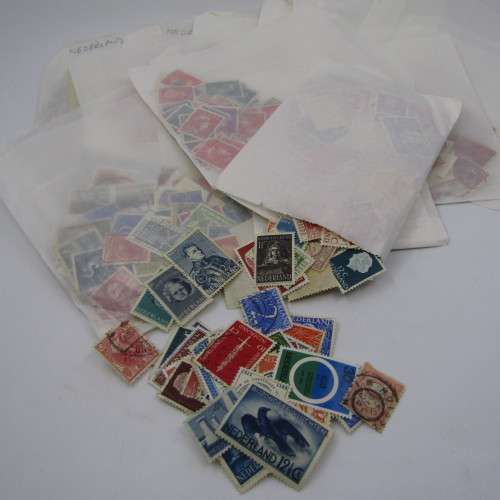 Collection of many hundreds of Netherlands stamps - unchecked used and mint